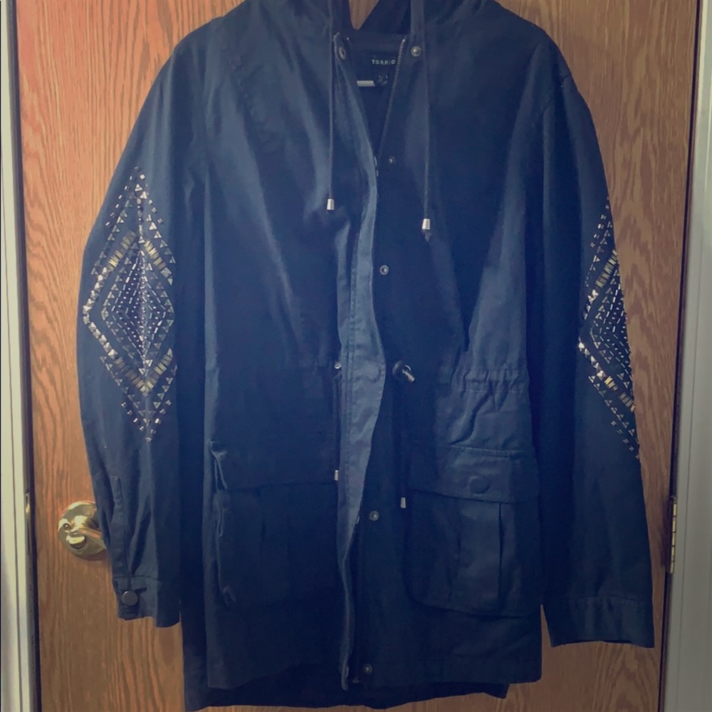 Black Torrid Military Jacket